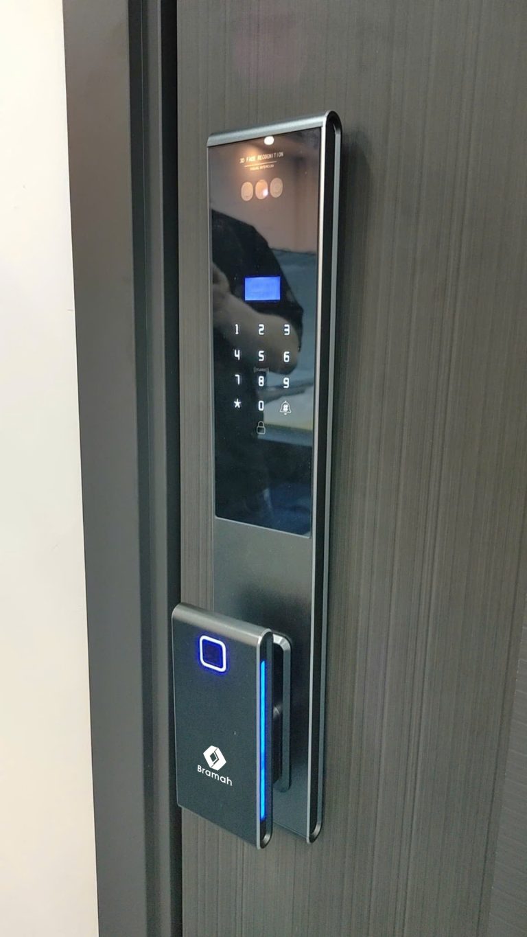 Khóa cửa vân tay cao cấp Bramah-LX960 Pro 3D Face